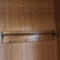 Vintage Wood Shelf with Coat Hooks