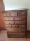 Vintage Wood Chest of Drawers