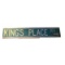 Vintage Metal Reflective Road Sign “King’s Place “
