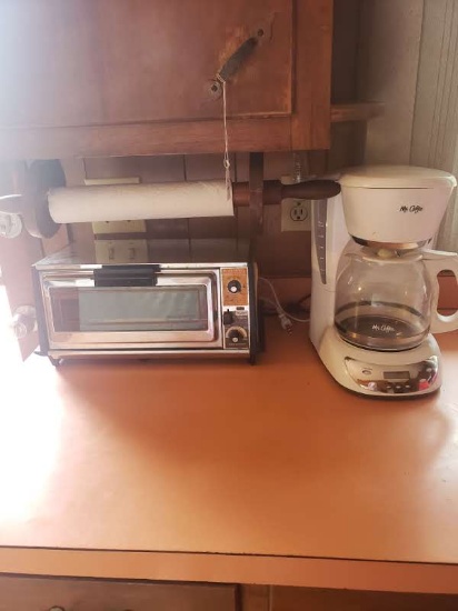 General Electric Toaster Oven and Mr. Coffee
