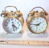 2 Vintage Alarm Clocks