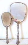 Vintage Brush & Mirror Set