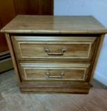 Vintage 2-Drawer Nightstand