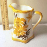 Vintage Cash Family Pottery Hand Painted Pitcher