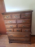 Vintage Wood Chest of Drawers