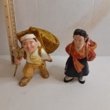 Lot of 2 Asian Style Figurines