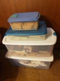 Storage Totes with Contents