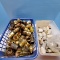 Lot of Solid Brass, Aluminum and Porcelain Sockets