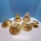 Lot of Brass Finish Lamp Bases