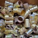 Lot of Brass Plated Aluminum Socket Covers
