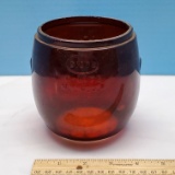 Vintage Dietz Red Loc-Nob Lantern Globe 3” Fitter - Made in USA