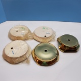 3 ½” and 4” Solid Brass Lamp Bases