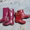 2 Pairs of Ladies Rain or Garden Boots - Hunter and Chooka