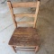 Antique Wooden Ladder Back Chair