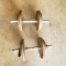 Lot of 2 Dumbbells and Weights