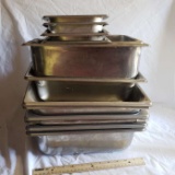 Lot of Stainless Steel Chafing Dishes