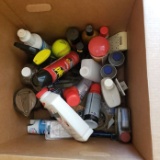 Box Lot of Assorted Chemicals