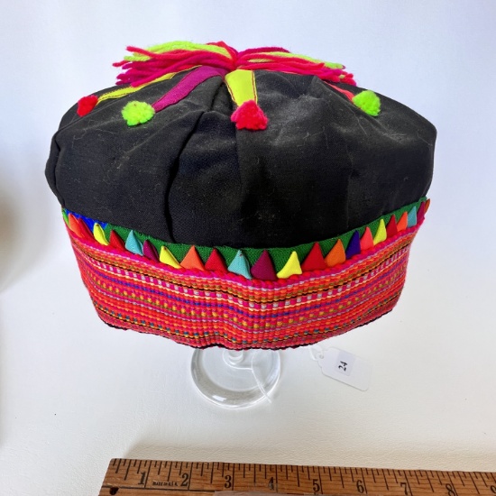 Colorful Thai Hmong Tribe Children's Hat