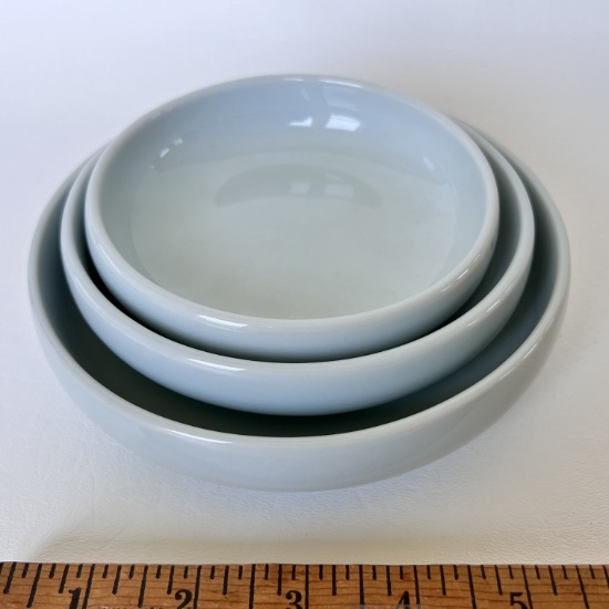 3 pc Chinese Porcelain Bowls