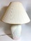 Vintage Harris Lamps 1986 Pink Blue and White Lamp