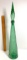 Mid-Century Tall Italian Glass Decanter with Stopper