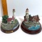 Lot of 2 Thomas Kinkaid Lighthouse Figurines