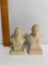 Pair of Plastic Composer Busts