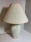 Vintage Harris Lamps 1986 Pink Blue and White Lamp