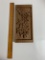 Vintage R. Boling Hand Carved Flower Wood Carving