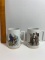 Pair of Vintage Norman Rockwell Collectible Mugs