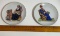 Pair of Vintage Norman Rockwell Collectible Plates