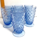 7-pc Light Blue Whitehall Glass Tumblers