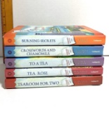 Set of 5 Tearoom Mysteries Hard Cover Books