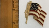 Made in USA American Flag Pin