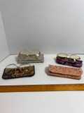 Lot of 3 Prescription Women’s Bifocals and 4 Eyeglass Cases