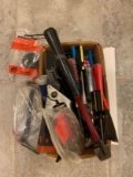 Box Lot of Assorted Tools