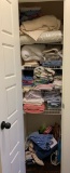 Closet Lot of Assorted Linens