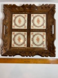 Pair of Vintage Serving Trays