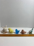 Lot of Bird and Bunny Figurines