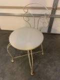 Vintage Iron Ice Cream Parlor Chair