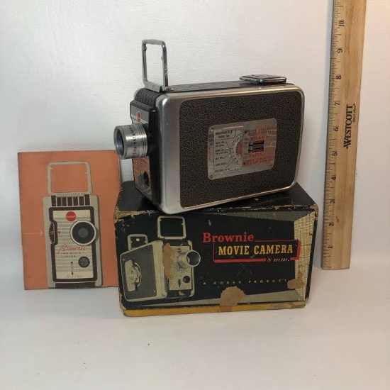 Vintage Kodak Brownie Camera with Original Box