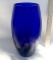 Kobalt Blue Glass Vase