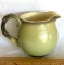 Vintage Glazed Pottery Pitcher