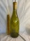 Large Glass Wine Bottle - Inverted Bottom
