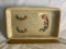 Vintage Glazed Pottery Tray - South Western Design