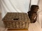 Lot of 2 Wicker Basket