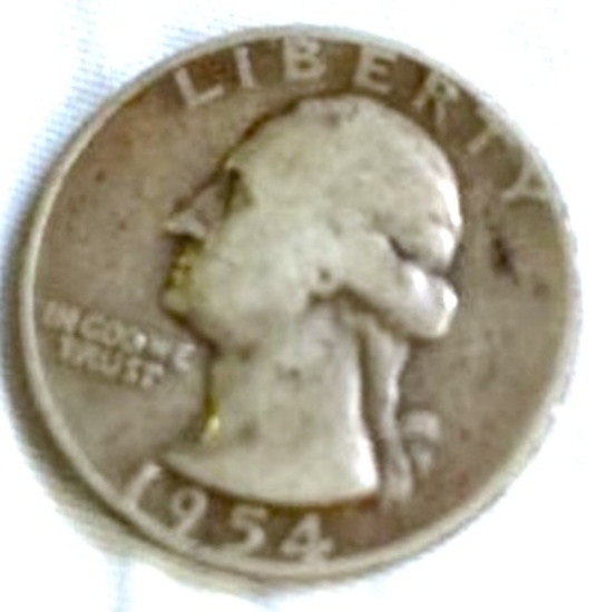 1954 Silver Quarter
