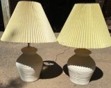 Lot of 2 Vintage Lamps