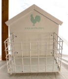 Farm Fresh Chicken House Egg Basket