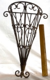 Wrought Iron Wall Pocket